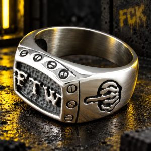 Bague Fuck​ FTW