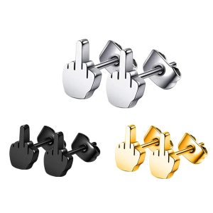 Boucle D'Oreille Doigt D'Honneur​