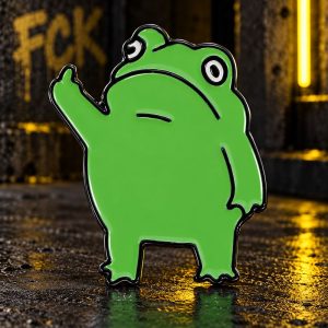 Pin's Grenouille Mécontente Fuck