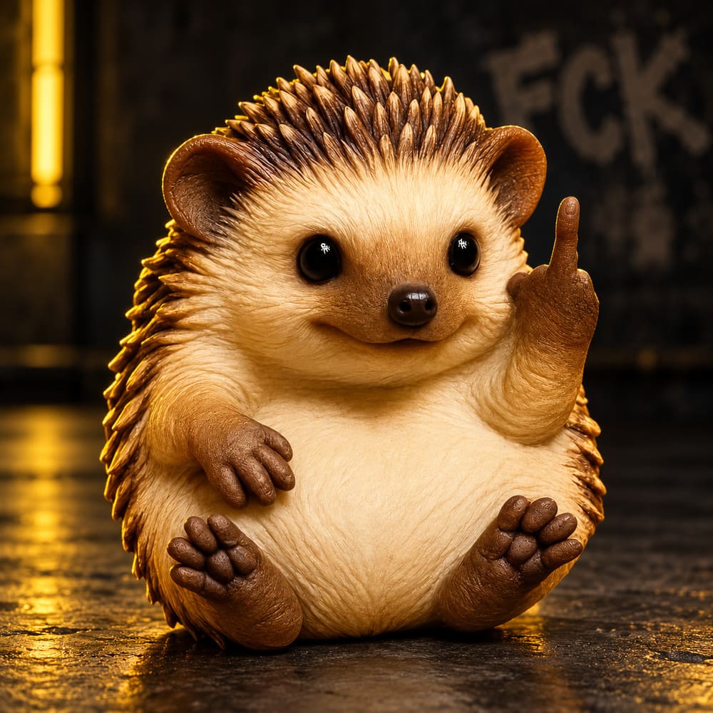 Figurine Animal Doigt d'Honneur