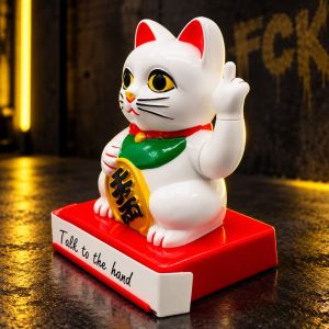 Statuette Doigt du Maneki Neko